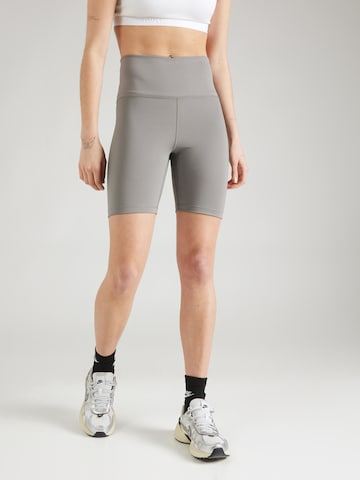 NIKE Skinny Fit Спортен панталон 'ONE' в сиво: отпред