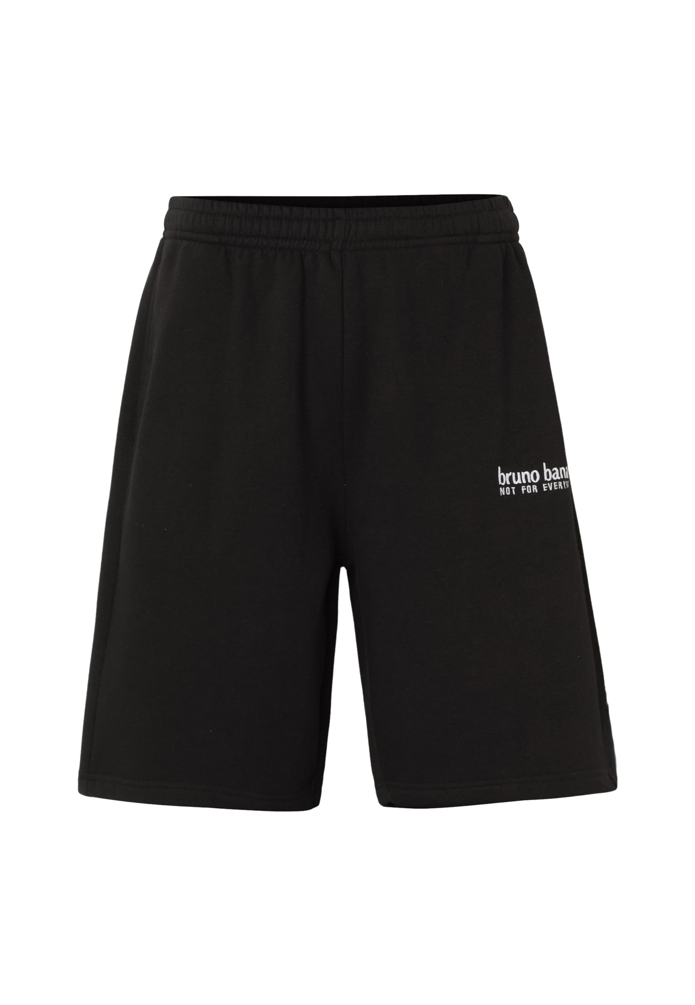 Bruno Banani - Loosefit Calças em preto: frente