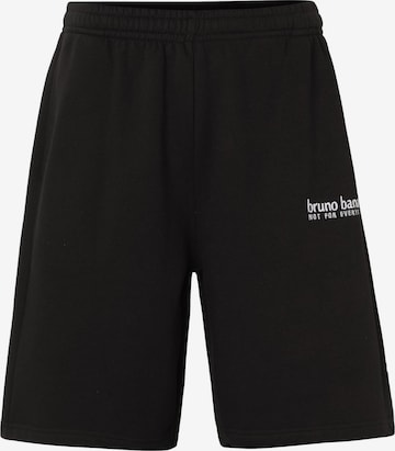 Bruno Banani - Loosefit Calças em preto: frente
