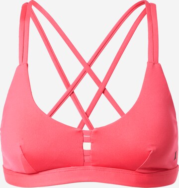 Hurley Bustier Športen bikini zgornji del | roza barva: sprednja stran