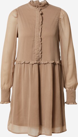 VERO MODA Shirt Dress 'DEE' in Brown: front