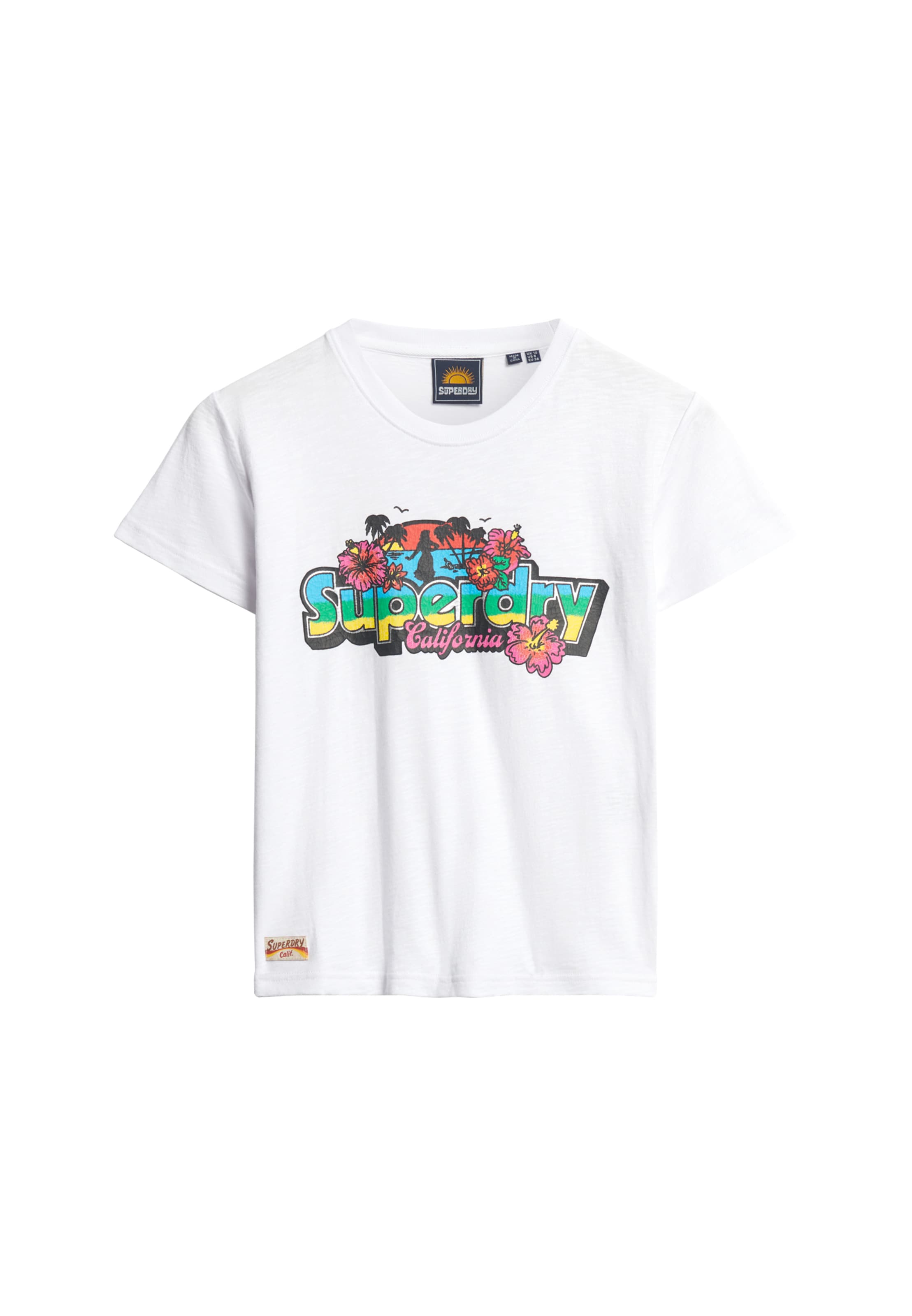 Superdry Shirt 'Cali' in White: front