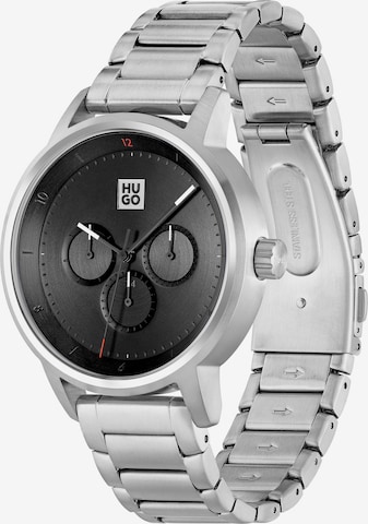 HUGO Red Analogové hodinky – stříbrná