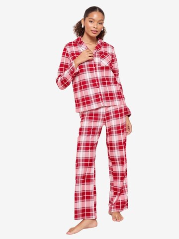 Friends Like These Pyjama in Rot: Vorderseite