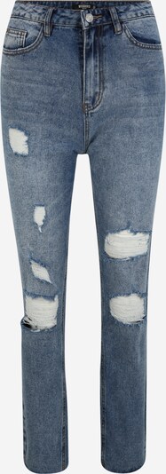 Missguided Petite Jean en bleu denim, Vue avec produit