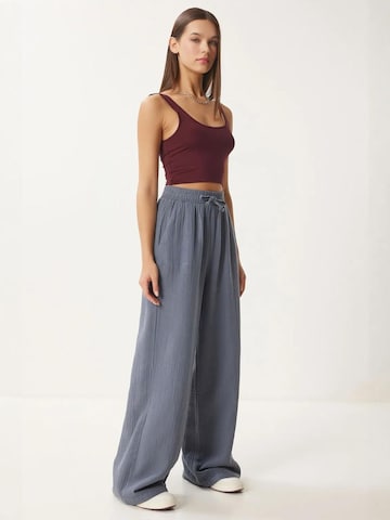 Happiness İstanbul Wide leg Trousers in Grey