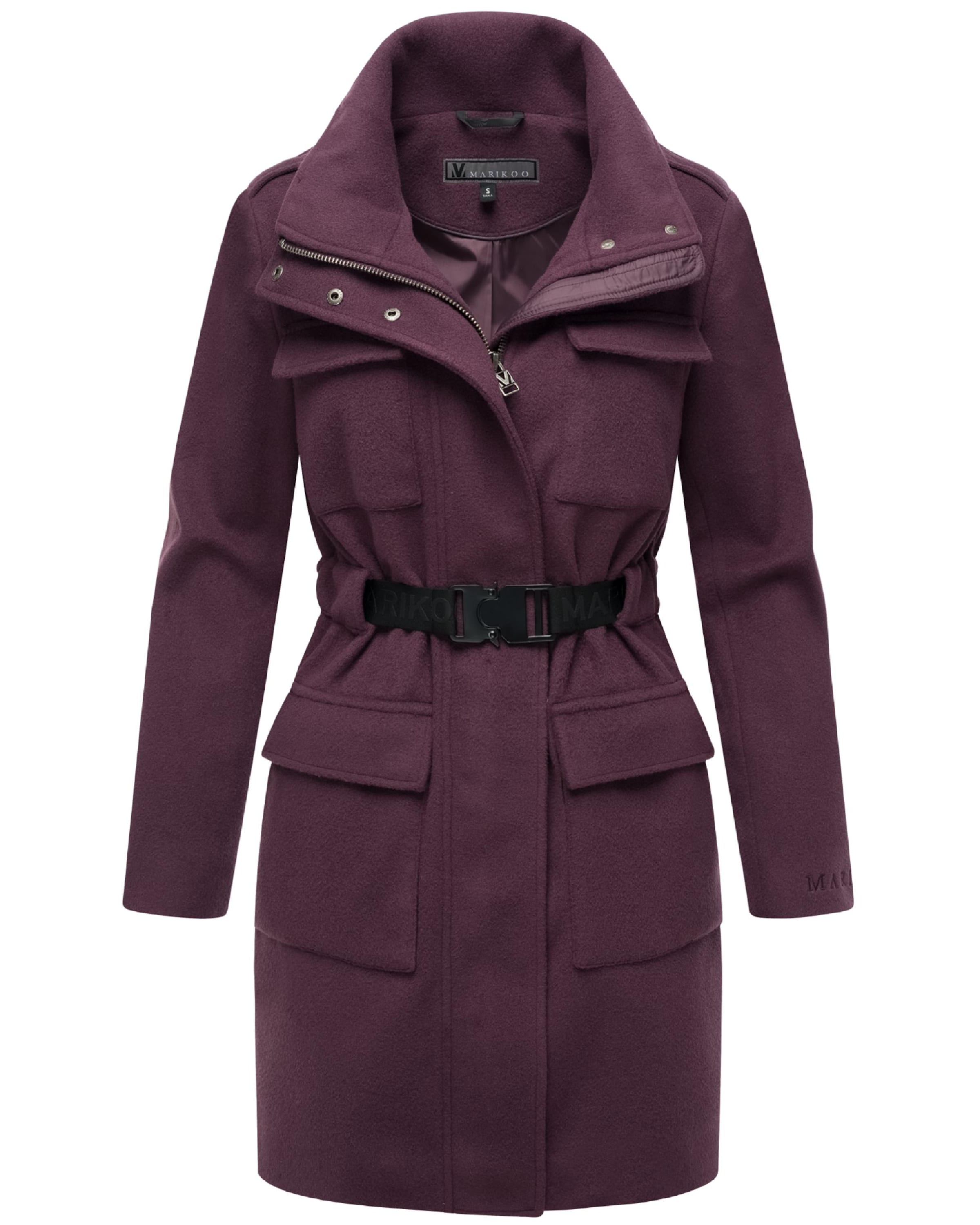 MARIKOO Преходно палто 'Tanokoo 16' в лилав: отпред