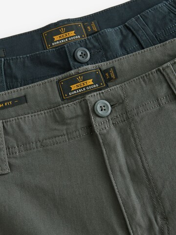 Next Slimfit Cargobroek in Blauw