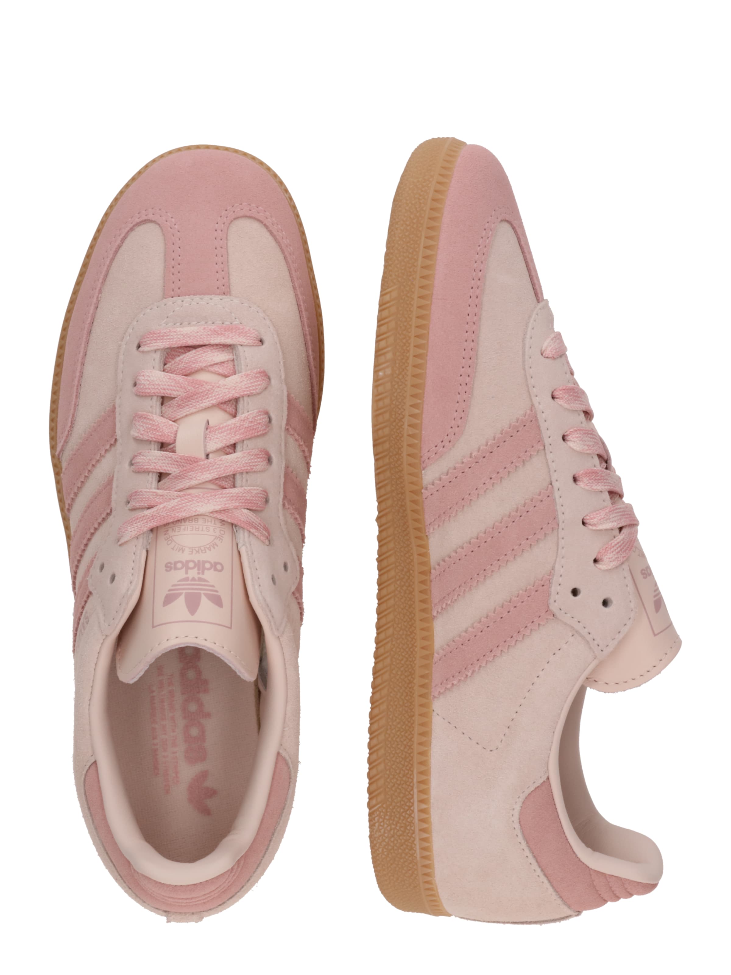 ADIDAS ORIGINALS Низкие кроссовки 'SAMBA' в Ярко-розовый