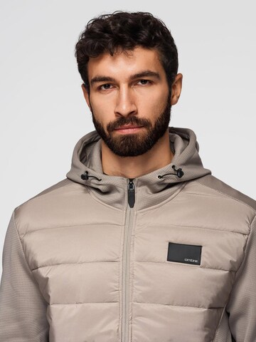 Ombre Jacke in Grau
