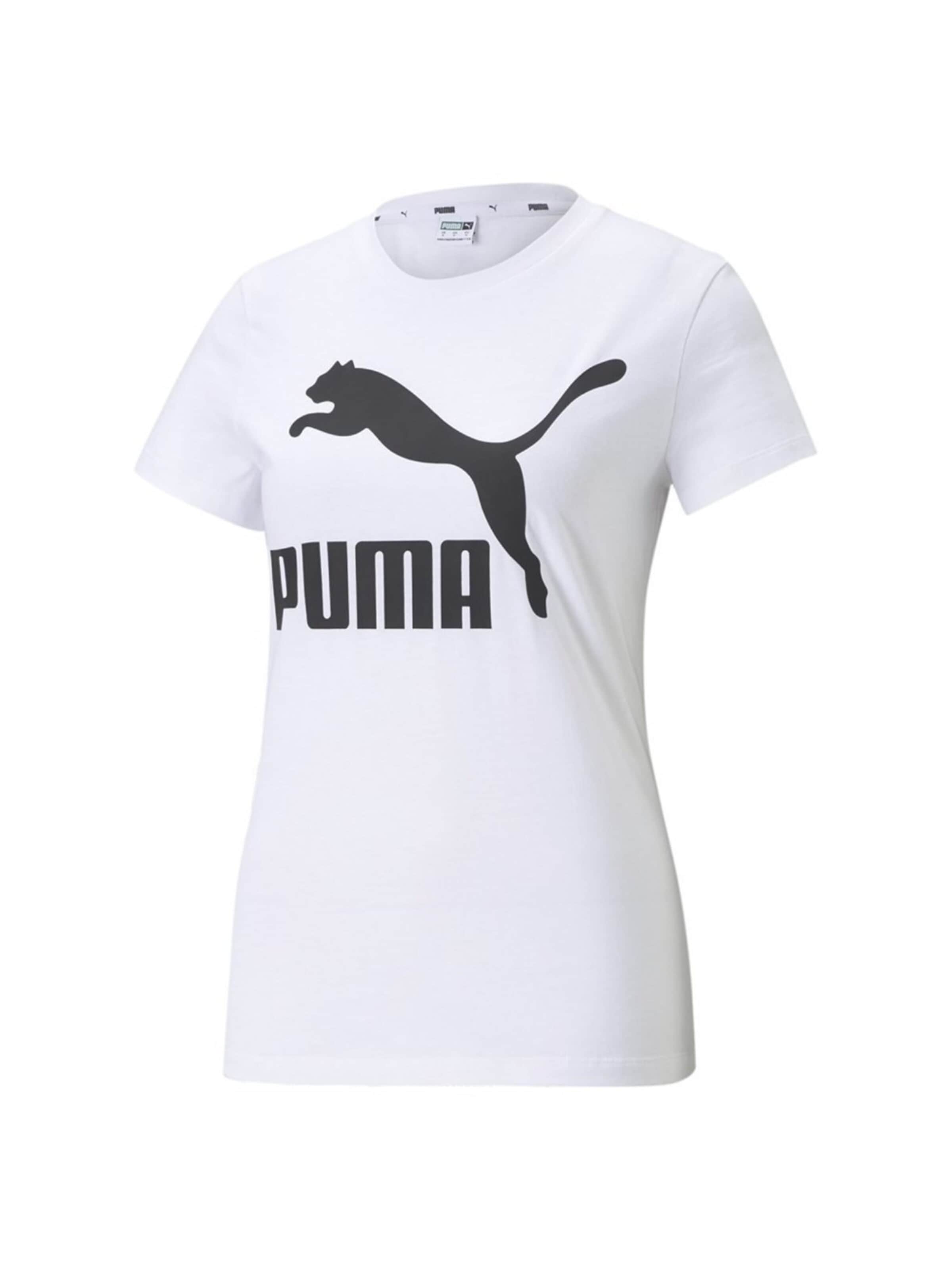 PUMA Shirt 'Classics'‌‌‌ in Weiß: Vorderseite