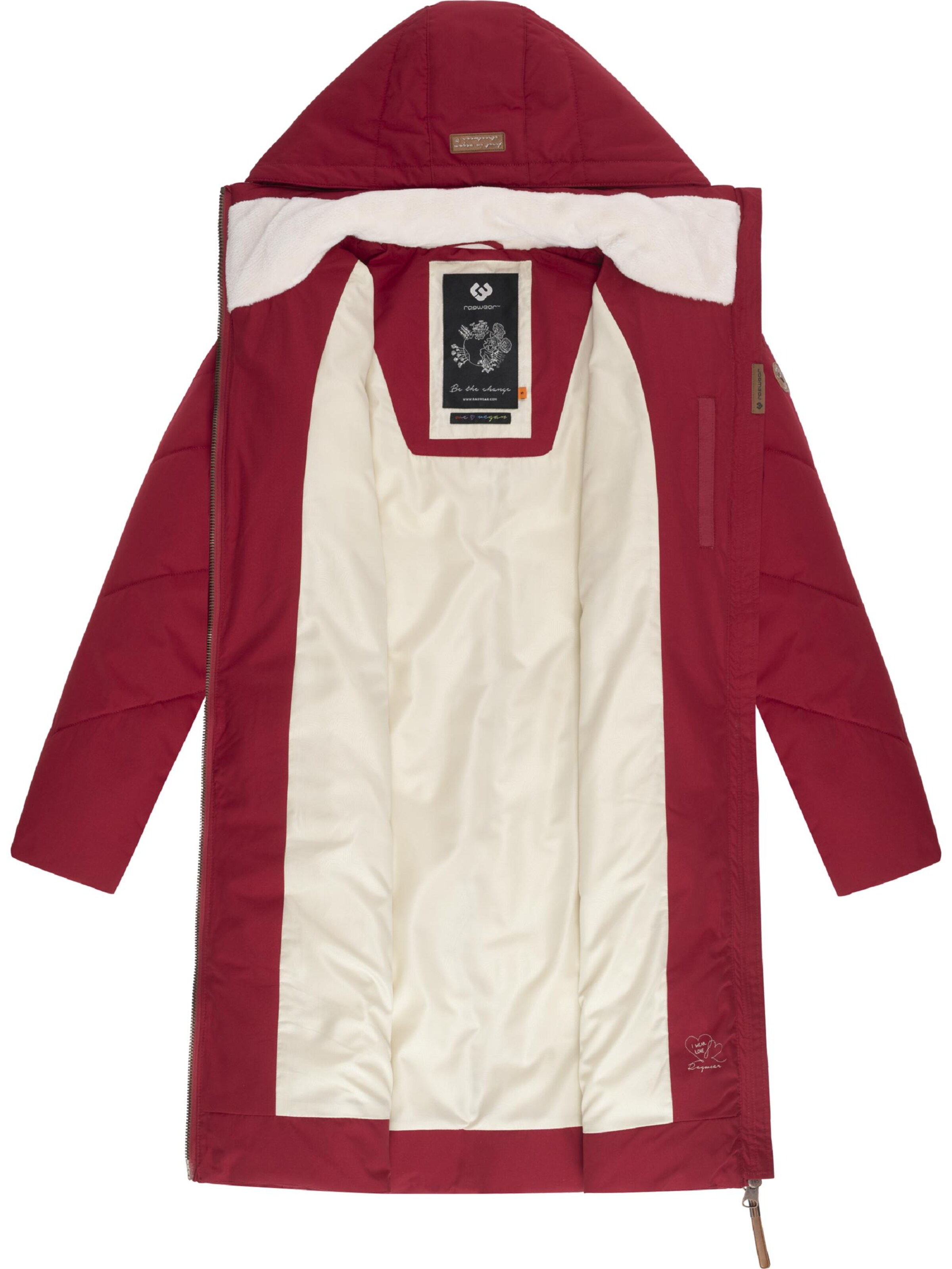 Ragwear Wintermantel 'Rebelka' in Rood