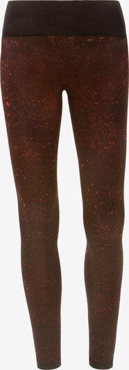 TOO HOT TO HIDE Leggings 'MAGIC ANKE' in kastanienbraun / rot / oxid, Produktansicht
