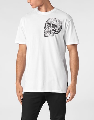 Philipp Plein Shirt in Wit: voorkant
