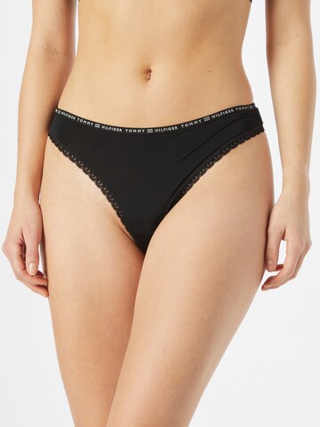 Tommy Hilfiger Underwear Tanga – černá: přední strana