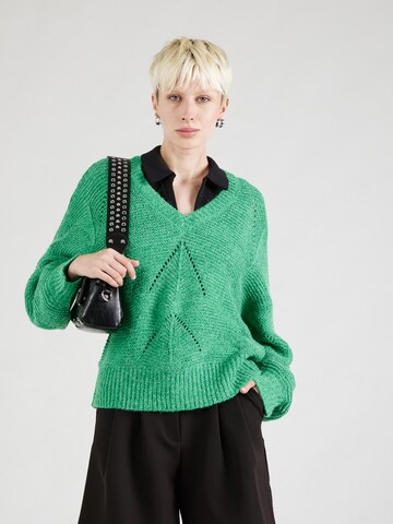 Pullover 'Felia' di SAINT TROPEZ in verde: frontale
