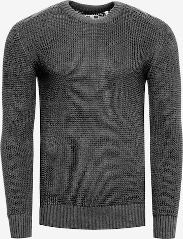 Rusty Neal Pullover in Grau: predn�á strana