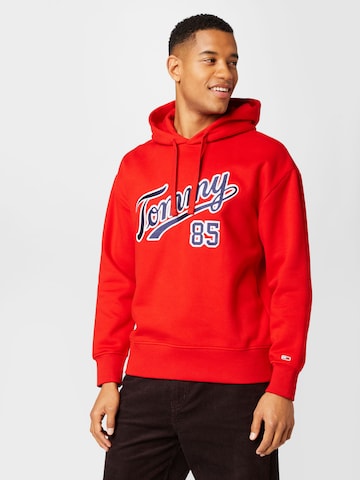 Tommy Jeans Sweatshirt 'College 85' in Rood: voorkant