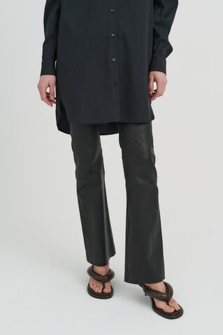 InWear Slim fit Trousers in Black: front