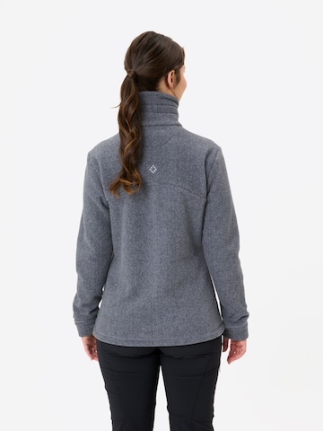 VAUDE Athletic fleece jacket 'Skomer III' in Grey