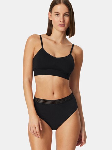 SCHIESSER Periodenslip in Schwarz: Vorderseite