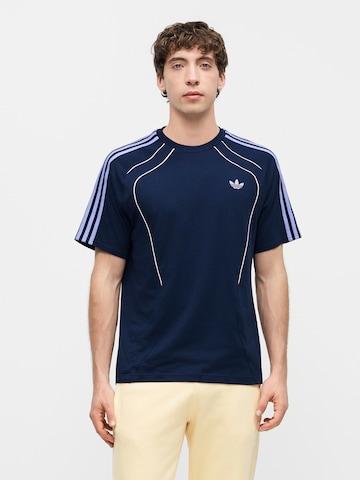T-Shirt 'Spacer Teamgeist 26' ADIDAS ORIGINALS en bleu : devant