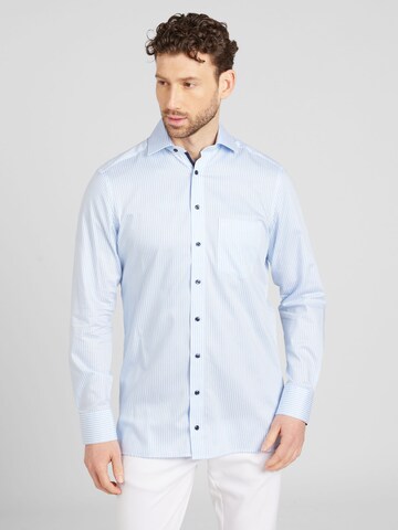 Coupe regular Chemise business OLYMP en bleu : devant