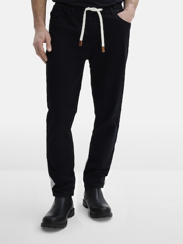 Regular Pantalon bonprix en noir : devant