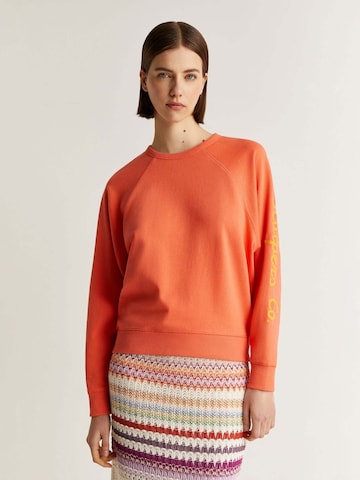 Scalpers Sweatshirt i orange: framsida