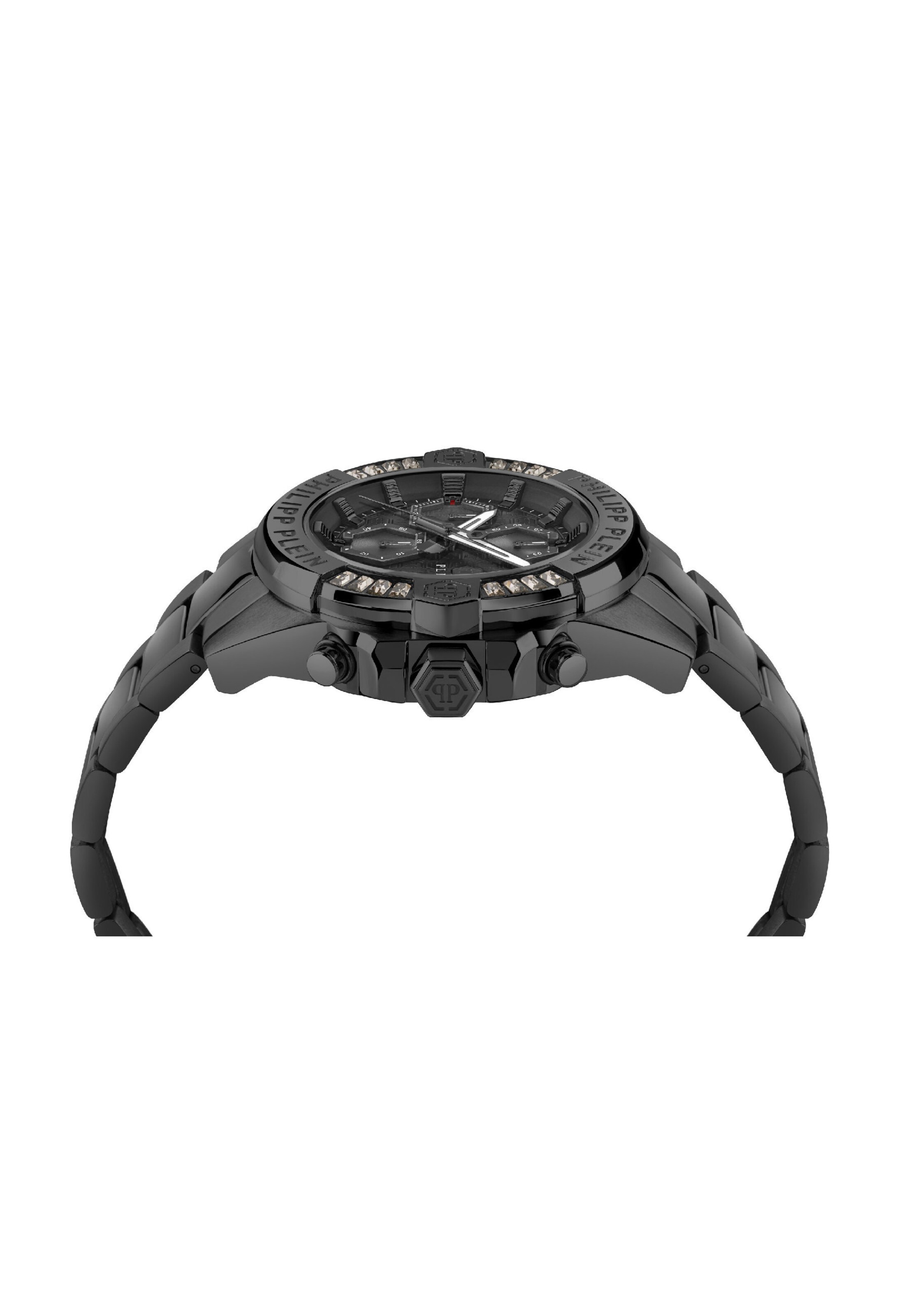 Montre à affichage analogique 'The $kull Chrono' Philipp Plein Watches en noir