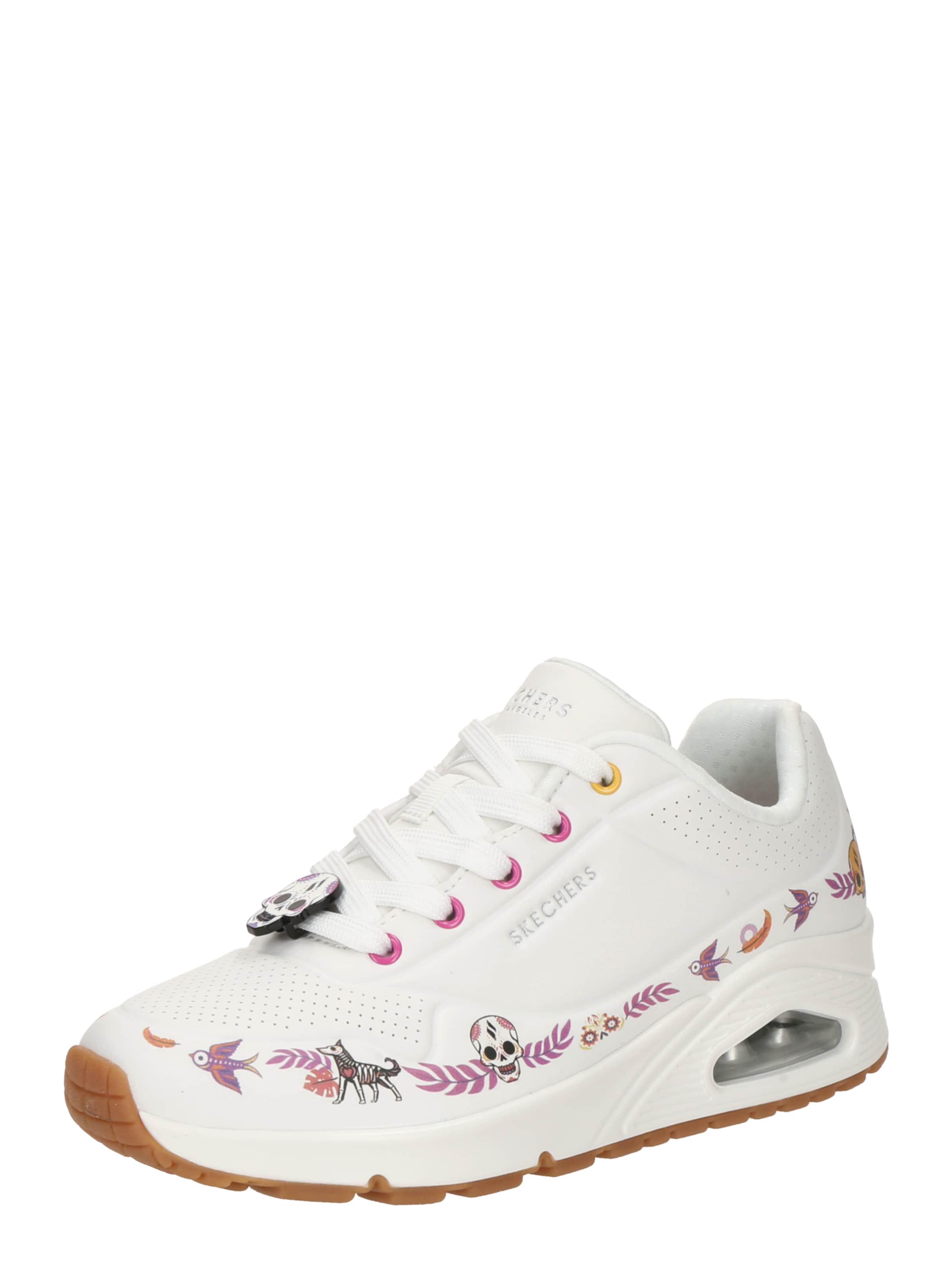 SKECHERS Madalad ketsid 'UNO', värv valge: eest vaates
