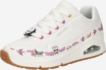 SKECHERSNiske tenisice 'UNO' - bijela boja: prednji dio