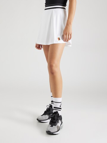 NIKE Athletic Skorts in White: front