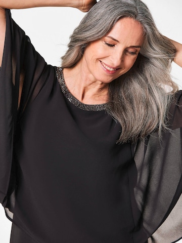 Goldner Blouse in Zwart