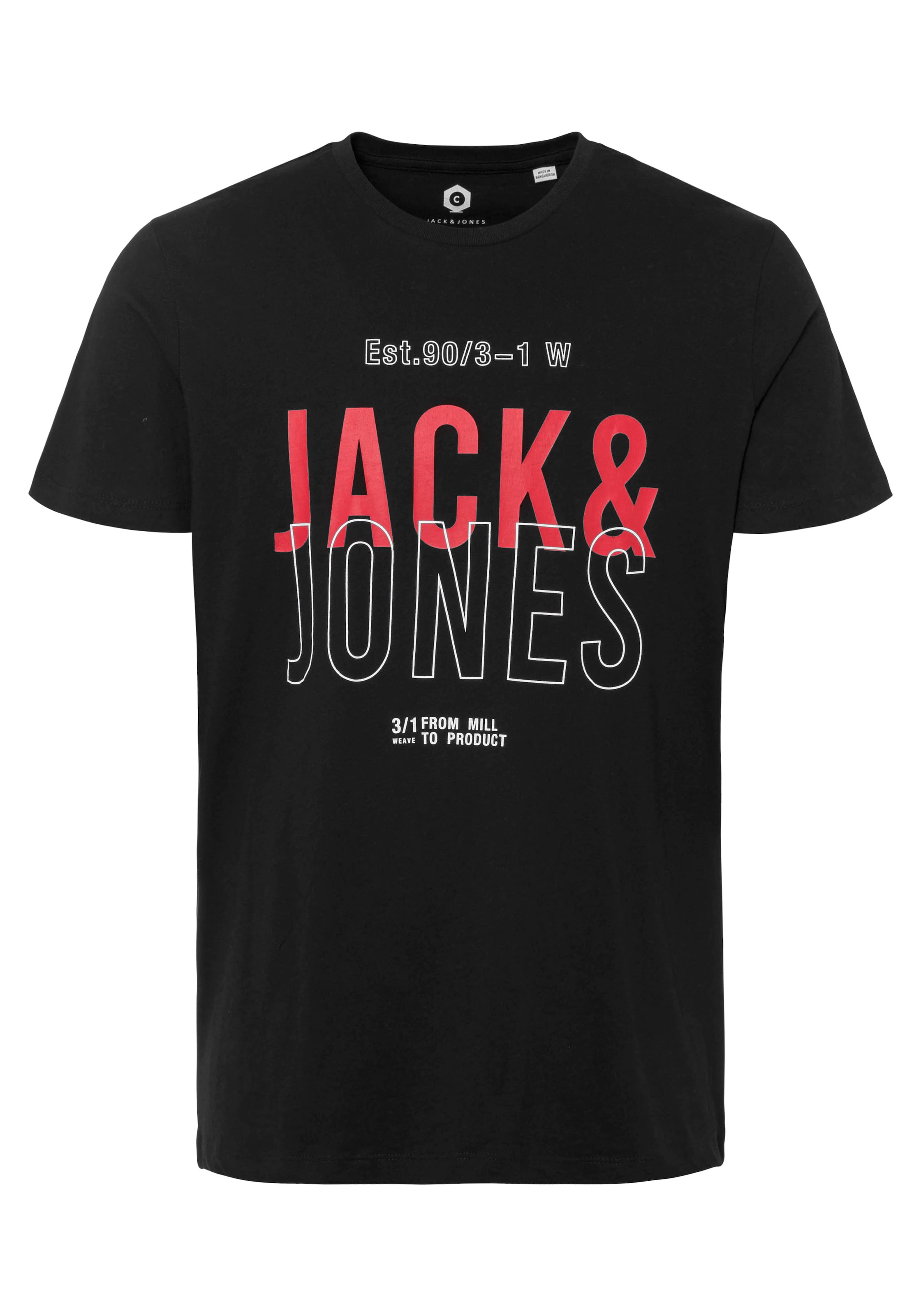 JACK & JONES Shirt in Schwarz: Vorderseite