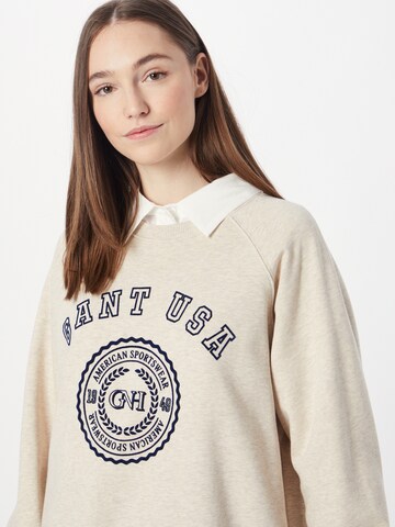 Sweat-shirt GANT en beige