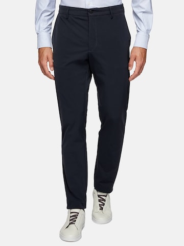 Coupe slim Pantalon Boggi Milano en bleu : devant