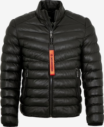 Veste mi-saison 'MSHendrik' MILESTONE en noir : devant