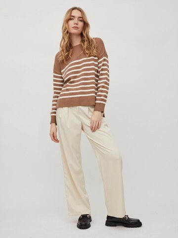 VILA Sweater 'Suza' in Brown