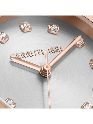 Montre à affichage analogique CERRUTI 1881 en argent