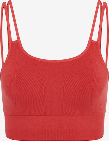 Born Living Yoga Sports bra 'Blume' in Red: front