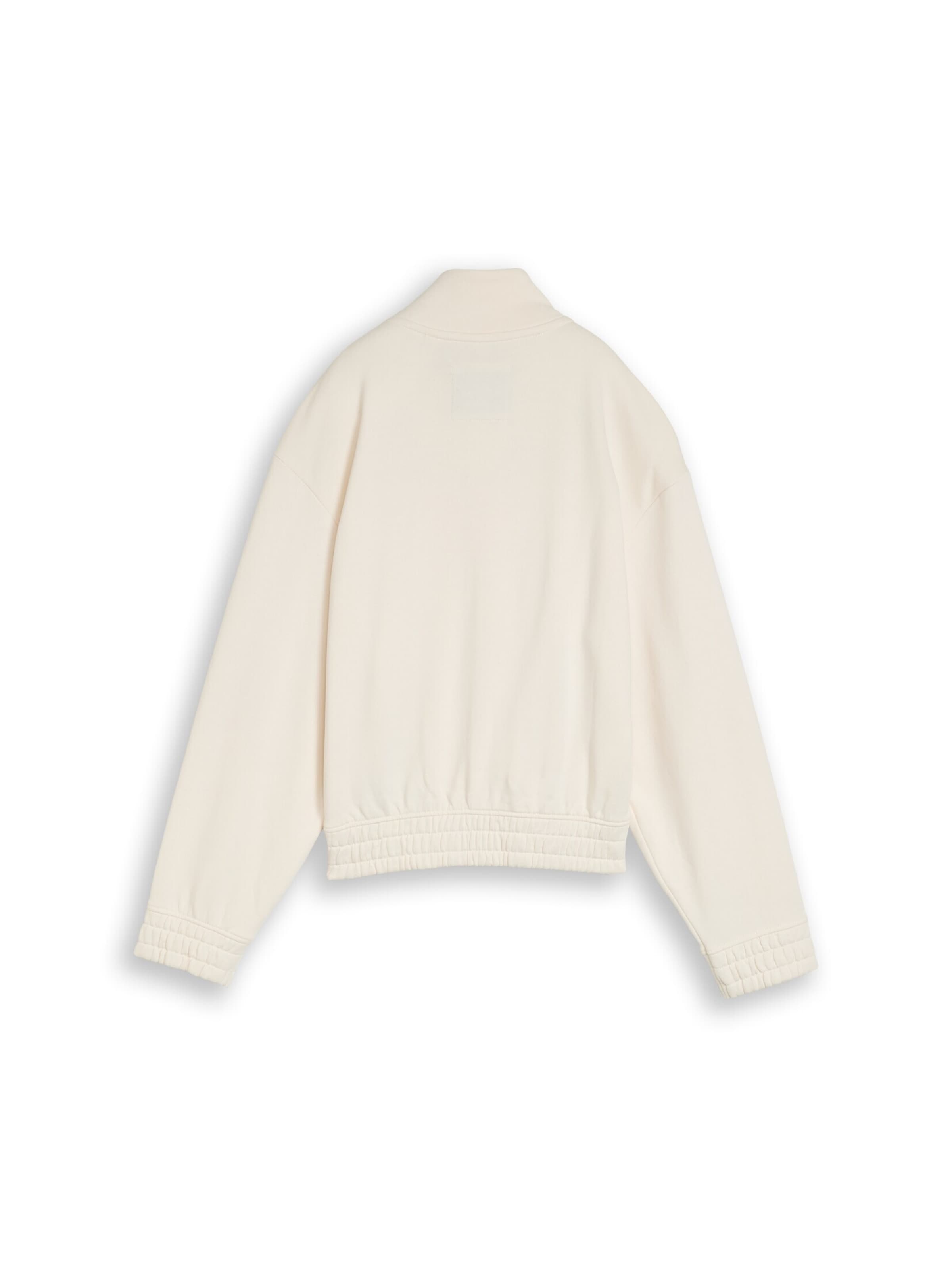 Veste de survêtement TOM TAILOR en blanc