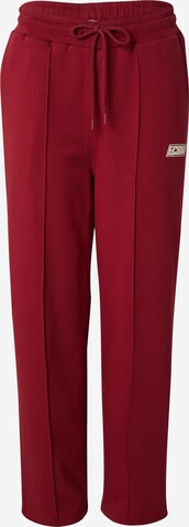 Regular Pantalon 'Eren' FCBM en rouge : devant