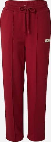 FCBM Regular Broek 'Eren' in Rood: voorkant