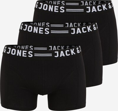 JACK & JONES Bokserishortsit 'Sense' värissä musta / valkoinen, Tuotenäkymä