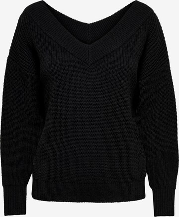 ONLY Sweater 'Melton' in Black: front