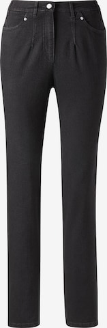 Goldner Slimfit Jeans 'Carla' in Zwart: voorkant