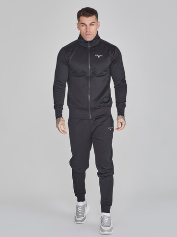 SikSilk Sweatjacke in Schwarz