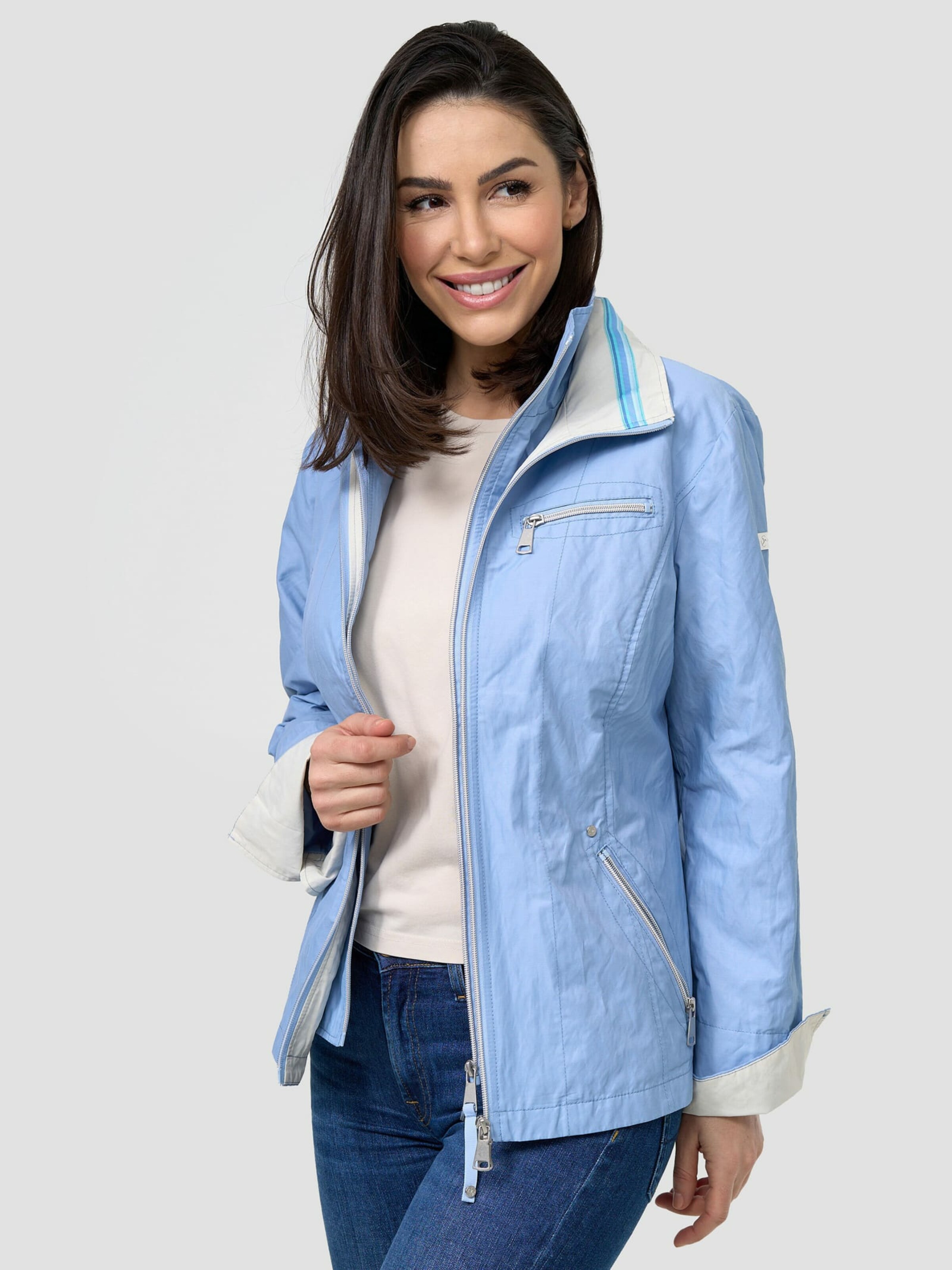 Frauen Jacken Kirsten Übergangsjacke 'Madita’ in Hellblau - DA69888 Frauen Jacken Kirsten Übergangsjacke 'Madita’ in Hellblau - DA69888