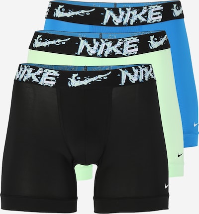 NIKE Sportunterhose in royalblau / pastellgrün / schwarz, Produktansicht